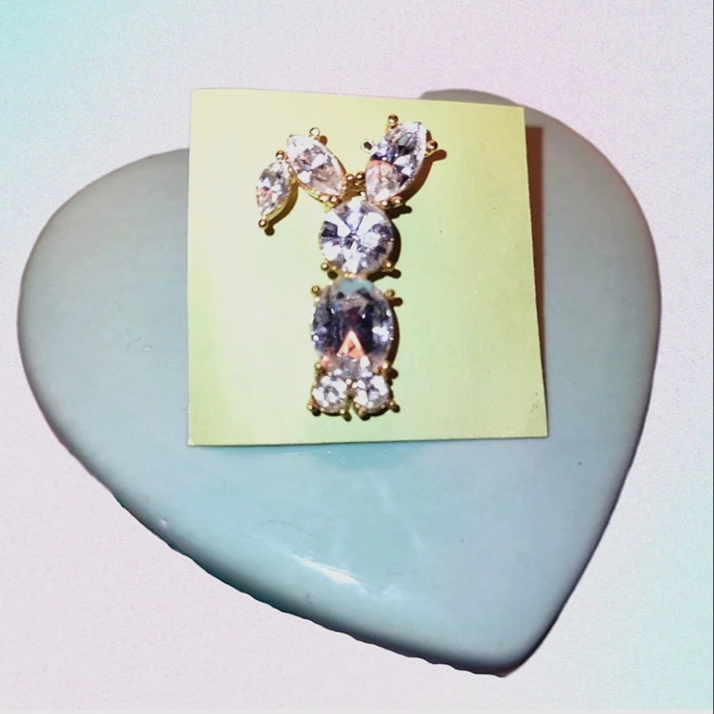 Crystal Bunny Rabbit Pin - Picture 11 of 15